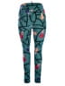 Lularoe Print Teal Leggings Size 1X (Tall & Curvy) - photo 2