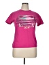 Assorted Brands Print Pink Short Sleeve T-Shirt Size XL - photo 1
