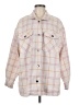 HFX Plaid White Jacket Size M - photo 1