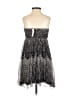Express 100% Silk Paisley Gray Cocktail Dress Size 2 - photo 2