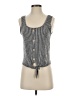Caution to the Wind Silver Sleeveless Top Size XS (estimated) - photo 1