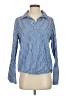 Kule 100% Cotton Stripes Blue Long Sleeve Blouse Size S - photo 1