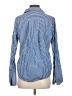 Kule 100% Cotton Stripes Blue Long Sleeve Blouse Size S - photo 2