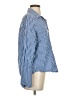 Kule 100% Cotton Stripes Blue Long Sleeve Blouse Size S - photo 4