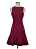 Likely Solid Burgundy Cocktail Dress Size 2 - photo 1