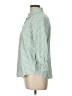 Unbranded 100% Polyester Stripes Green 3/4 Sleeve Blouse Size L - photo 5