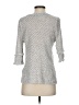 Nic + Zoe Tweed Silver Pullover Sweater Size S - photo 2