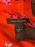 Ann Taylor 100% Polyester Print Red Long Sleeve Blouse Size S - photo 7