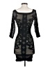 Bebe Graphic Black Cocktail Dress Size S (petite) - photo 2