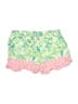 Lilly Pulitzer 100% Rayon Paisley Green Shorts Size XXS - photo 1