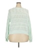 LC Lauren Conrad 100% Polyester Green Pullover Sweater Size XXL - photo 1
