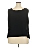NIPON BOUTIQUE Solid Black Tank Top Size 20 - photo 2