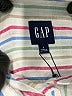 Gap Stripes White Long Sleeve Button-Down Shirt Size L - photo 7