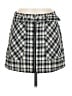 Rewind Plaid Gray Casual Skirt Size M - photo 1