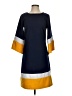 Kim Rogers Color Block Blue Casual Dress Size S - photo 1
