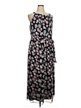 chinese dress ladies Banana Republic Charcoal Brown Polka Dot Silk Halter Dress  Blossom Vintage