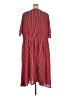 BLOOMCHIC 100% Polyester Stripes Burgundy Casual Dress Size 26 waist - photo 2