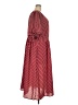 BLOOMCHIC 100% Polyester Stripes Burgundy Casual Dress Size 26 waist - photo 4