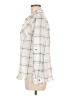 Eden & Olivia 100% Polyester Plaid Ivory Long Sleeve Blouse Size M - photo 5