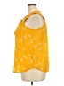 Rewind 100% Rayon Yellow Sleeveless Blouse Size XXL - photo 5
