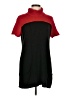Elementz 100% Acrylic Color Block Black Red Casual Dress Size L - photo 1