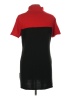 Elementz 100% Acrylic Color Block Black Red Casual Dress Size L - photo 2