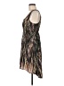 Mimi Chica 100% Polyester Print Brown Cocktail Dress Size M - photo 5