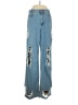 Assorted Brands 100% Cotton Graphic Blue Jeans Size EU 38 / US 8 - photo 1