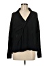 Elan 100% Polyester Black Long Sleeve Blouse Size M - photo 1