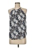 Ann Taylor 100% Polyester Black Sleeveless Blouse Size M (petite) - photo 1