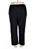 Alfred Dunner Solid Black Track Pants Size 18 - photo 2