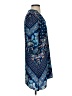 Bebop 100% Polyester Paisley Blue Casual Dress Size S - photo 4