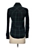 Noir Plaid Green Long Sleeve Button-Down Shirt Size XS - photo 2