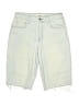L'Agence Green Denim Shorts Size 25 waist - photo 1