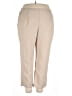 Alfred Dunner 100% Polyester Solid Tan Dress Pants Size 18 - photo 1