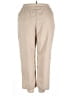 Alfred Dunner 100% Polyester Solid Tan Dress Pants Size 18 - photo 2