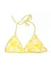 Unbranded Floral Yellow Swimsuit Top Size S (estimated) - photo 1