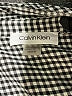 Calvin Klein Houndstooth Black Sleeveless Button-Down Shirt Size M - photo 7