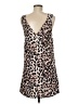 Shein Animal Print Tan Casual Dress Size 6 - photo 2