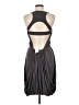 Assorted Brands Solid Gray Cocktail Dress Size M - photo 2