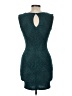 Grayson Chevron-herringbone Teal Cocktail Dress Size Med (3) - photo 2