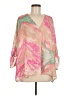 Umgee 100% Polyester Pink 3/4 Sleeve Blouse Size M - photo 1