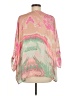 Umgee 100% Polyester Pink 3/4 Sleeve Blouse Size M - photo 2