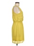 Lush 100% Polyester Solid Yellow Casual Dress Size S - photo 4