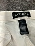 Express Solid Ivory Khaki Shorts Size 14 - photo 3