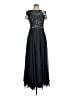 Xscape Black Cocktail Dress Size 6 (petite) - photo 1