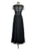 Xscape Black Cocktail Dress Size 6 (petite) - photo 2