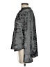 David Lerner 100% Polyester Metallic Silver Long Sleeve Blouse Size S - photo 5