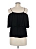 Pull&Bear Black Short Sleeve Top Size M - photo 2