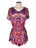 Free People 100% Rayon Print Purple Romper Size XS - photo 1